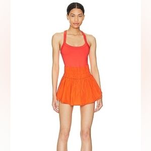 Free People FP Movement orange Way Home skortsie